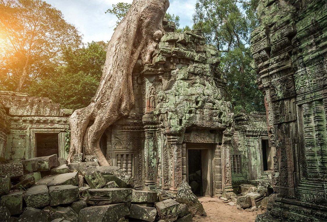 Bayon Temple Smiling Faces